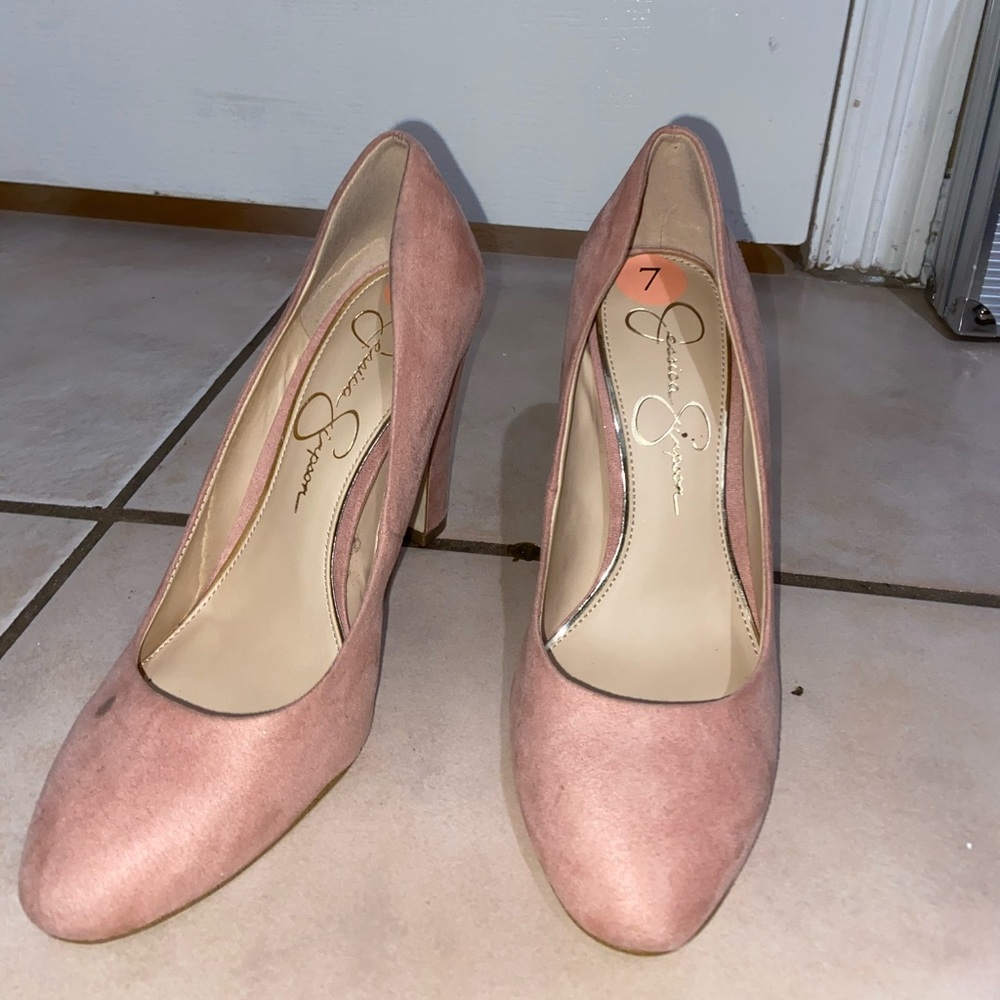 Pink Jessica Simpson Heels - Picture 2 of 3